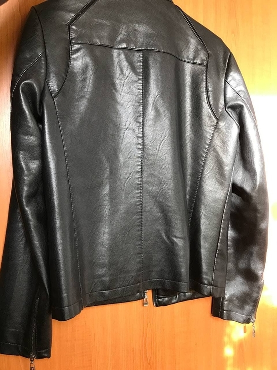 Куртка кожаная мужская размер S, фото №3