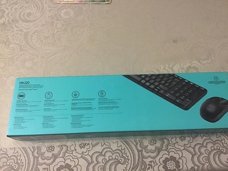 Клавіатура з мишею Logitech Wireless Combo MK220, numer zdjęcia 3