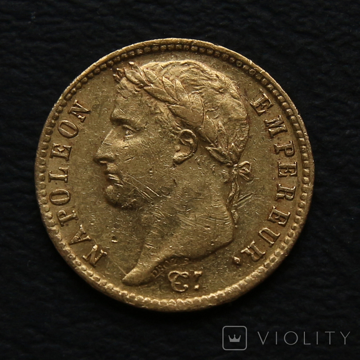 20 франков 1811 W монетный двор Лилль. Золото 6.46 г