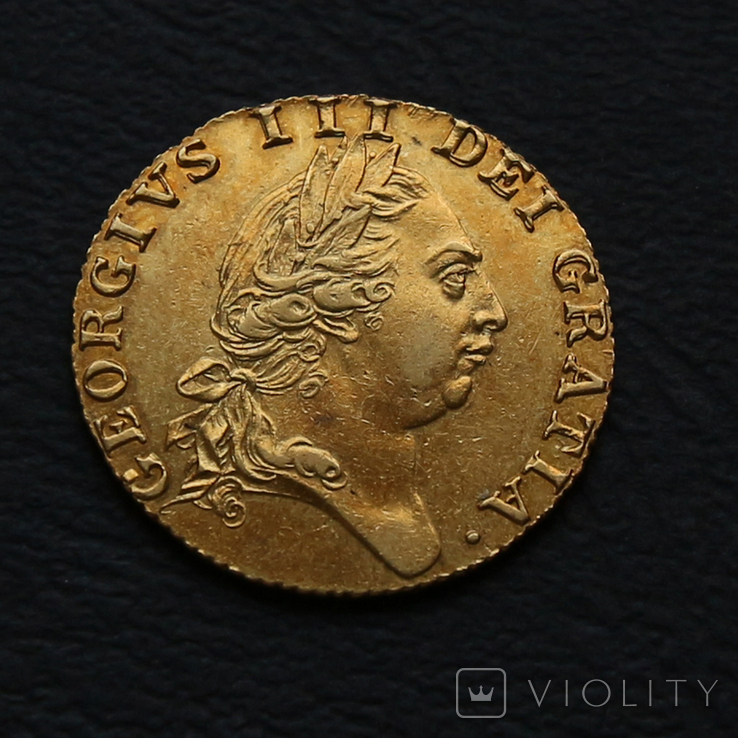 Гинея 1787 Георг III Великобритания. Золото 8.36 г