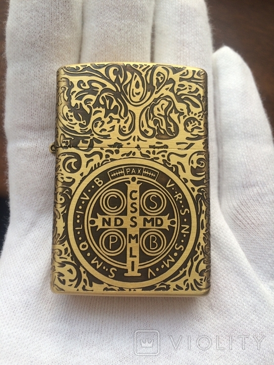 Бензинова запальничка Zippo Constantine Saint Cross нова, не заправлена, фото №2