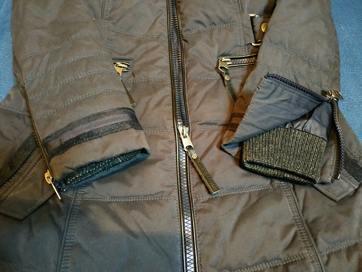 Куртка зимняя. Пальто супертеплое TOM TAILOR полиуретановое покрытие p-p S, фото №8
