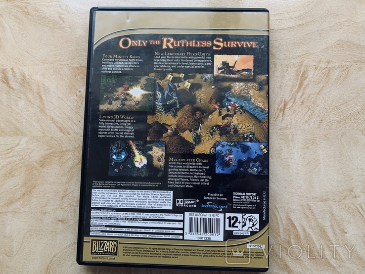 Лицензионный диск с игрой для ПК / PC / Warcraft III: Reign of Chaos, фото №3
