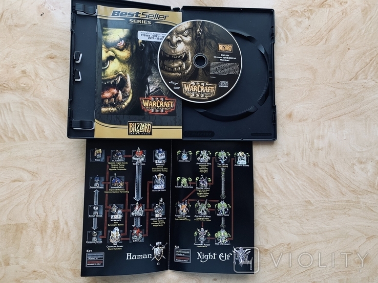 Лицензионный диск с игрой для ПК / PC / Warcraft III: Reign of Chaos, фото №4