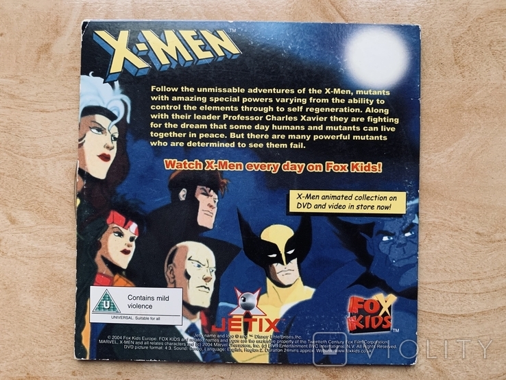 Лицензионный диск с мультфильмом / X-Men / Уникальное рекламное издание, photo number 3