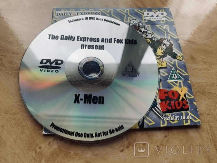Лицензионный диск с мультфильмом / X-Men / Уникальное рекламное издание, photo number 4