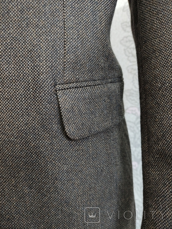 Mario barutti люкс бренд чоловічий шерстяний піджак піджак, фото №12