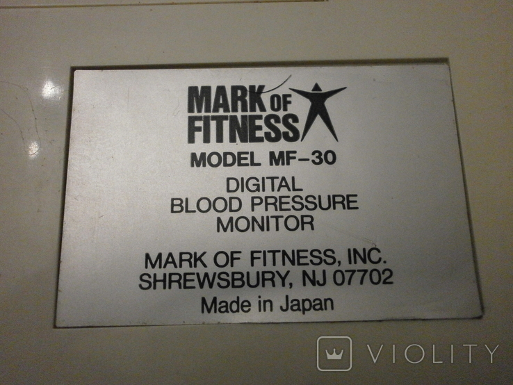 Полуавтоматический тонометр Mark of fitness. Made in Japan., фото №6