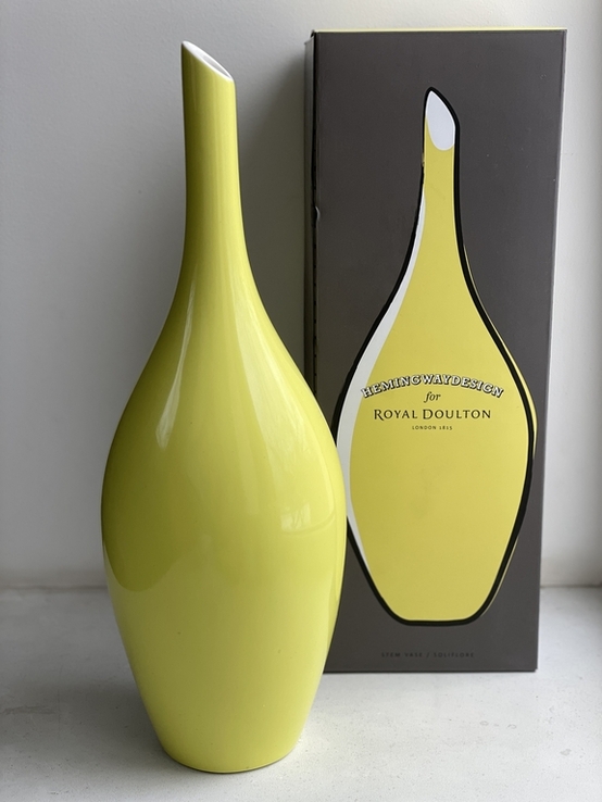 Стильная керамическая ваза (38 см.), фото №2