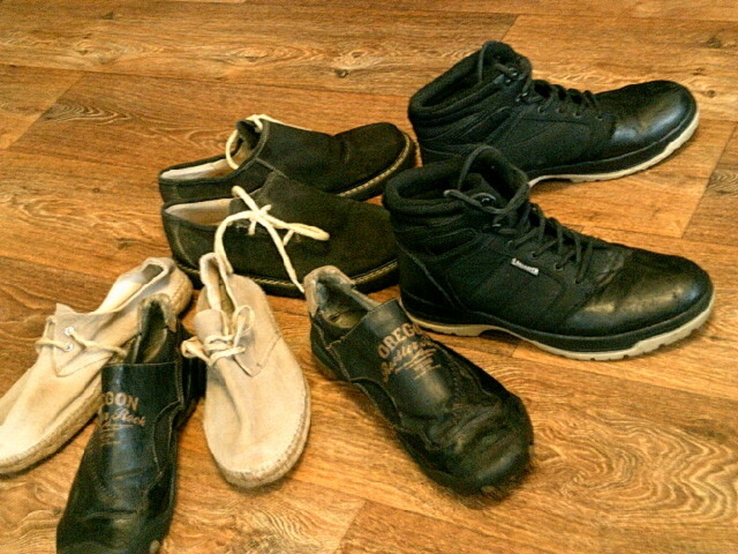 45 размер ботинки,кроссовки,мокасины, - 4 в1 лоте, фото №3