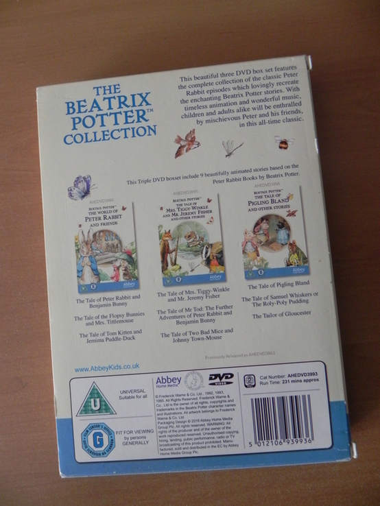 The Beatrix Potter Collection - The World Of Peter Rabbit Friends DVD, фото №3