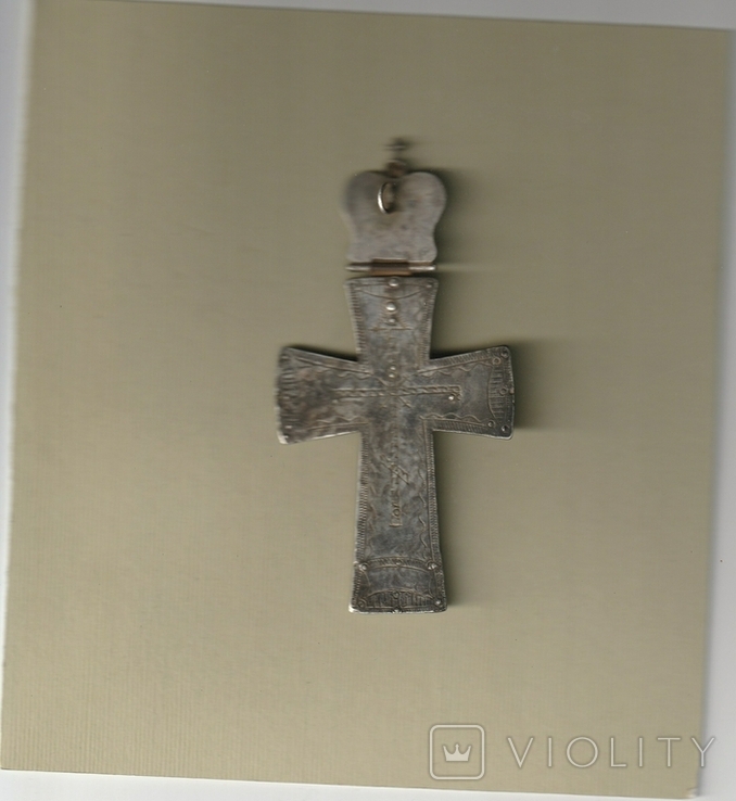 Хрест срібний 6 х 12 см, фото №4