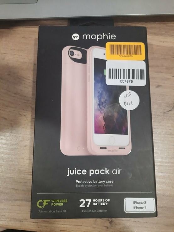 Чехол Mophie Gold для IPhone 7/8/SE Аккумулятор Павербанк, photo number 2