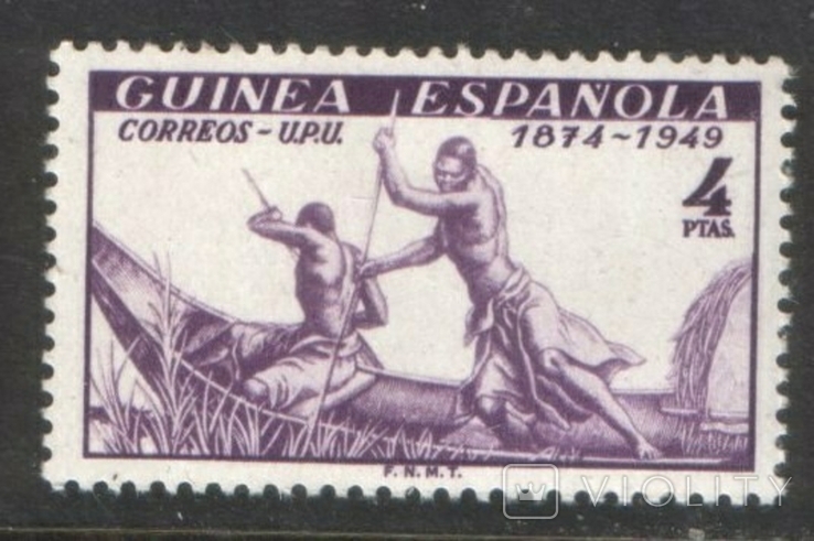 Испанские колонии Гвинея 1949 г . Полная серия . MNH