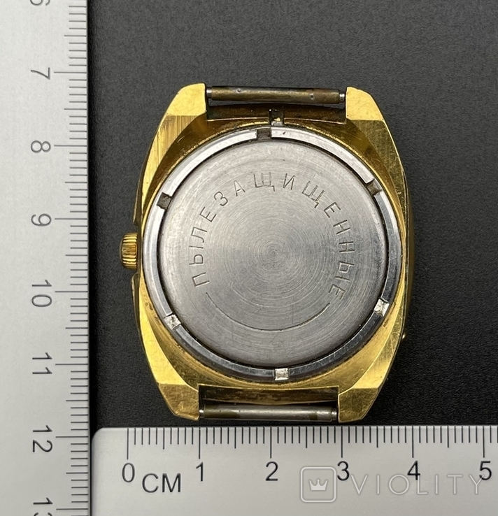 Чайка позолоченные часы СССР, фото №3