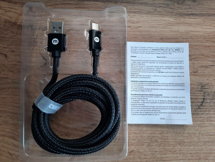 Очень качественный Mobo cable type C durable 2A Original 2 Metros, photo number 3