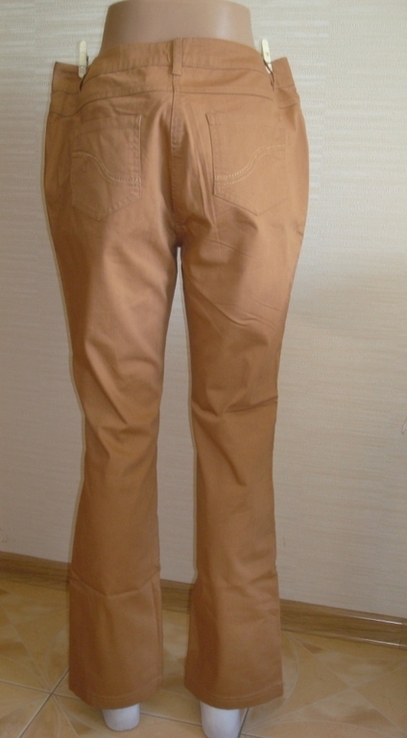 Damart Красивые летние женские брюки карамельно миндального цвета 48, numer zdjęcia 5