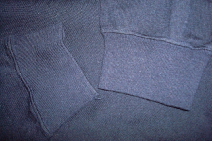 Paul Shark оригинальный Элегантный шерстяной мужской свитер т синий L, фото №7