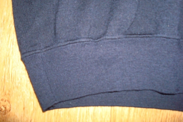 Paul Shark оригинальный Элегантный шерстяной мужской свитер т синий L, фото №8