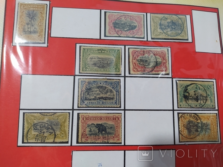 Коллекция марок Конго 473 шт, фото №7