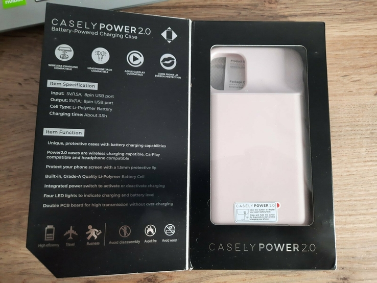 Чехол аккумулятор PowerBank для IPhone 11 5000mAh, numer zdjęcia 2