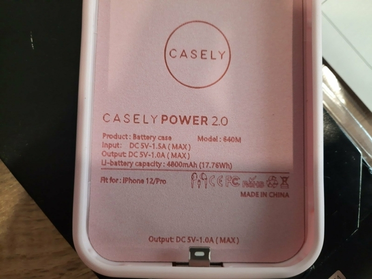 Чехол аккумулятор PowerBank для IPhone 12 Pro 4800mAh, photo number 5