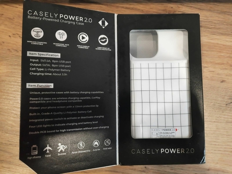 Чехол аккумулятор PowerBank для IPhone 12 Pro Max 4800mAh, numer zdjęcia 2