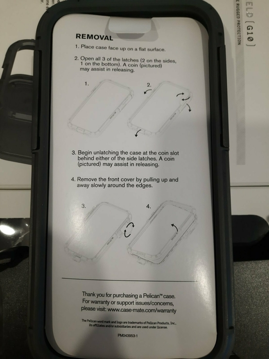Карбоновый чехол Pelican Shield Case для iPhone 12 Pro Max, фото №7