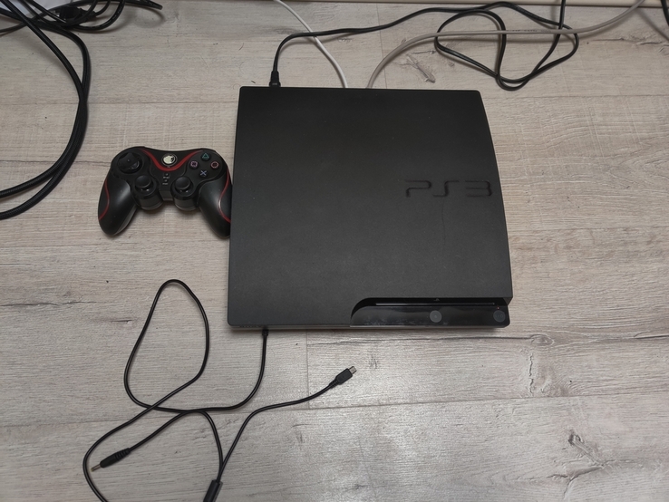 Sony playstation 3 SLIM 320 GB ПРОШИТА HEN2 + Много игр + джойстик., numer zdjęcia 4