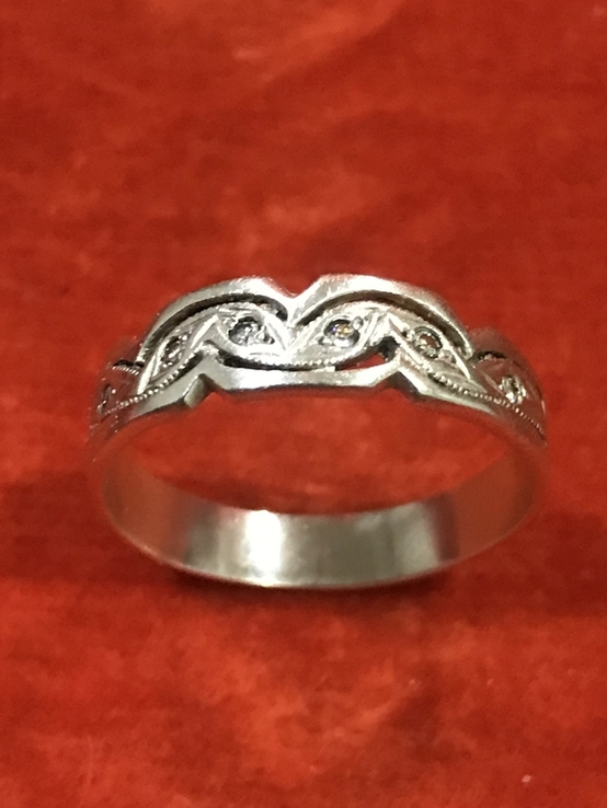 Кольцо серебро камни, numer zdjęcia 3