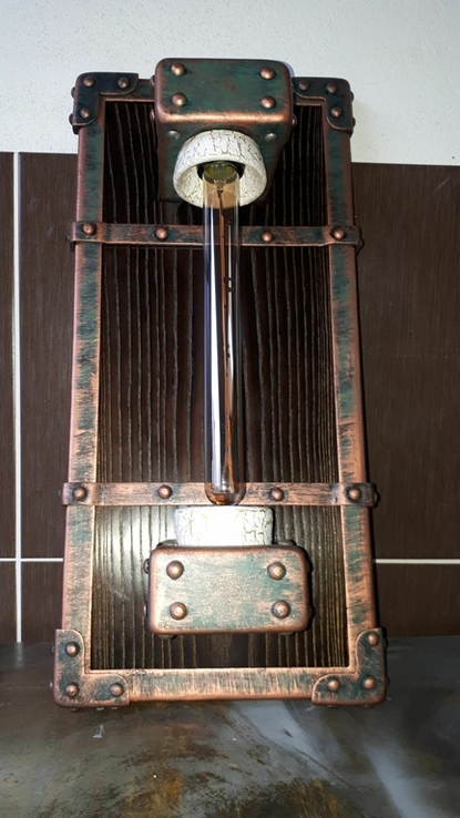 Индустриальный светильник в стиле Loft,кованый,Размер 560*260,В наличии 2 шт., фото №5