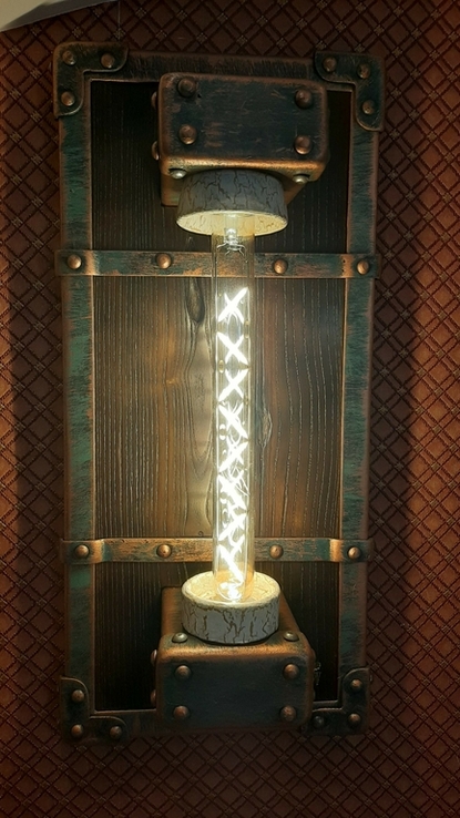 Индустриальный светильник в стиле Loft,кованый,Размер 560*260,В наличии 2 шт., photo number 2