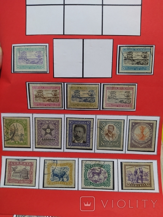 Коллекция марок Либерии 113 шт, фото №3