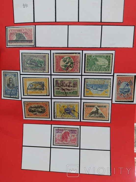 Коллекция марок Либерии 113 шт, фото №4