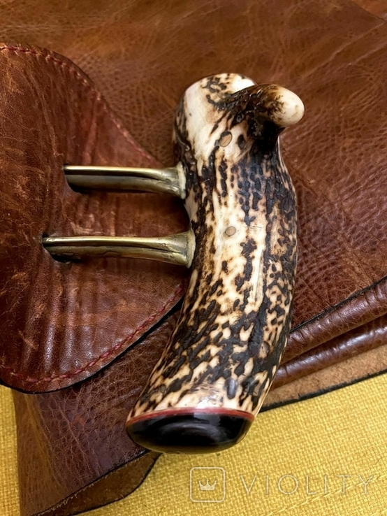 Кожаный портфель со скрытыми пикой и кастетом, фото №3