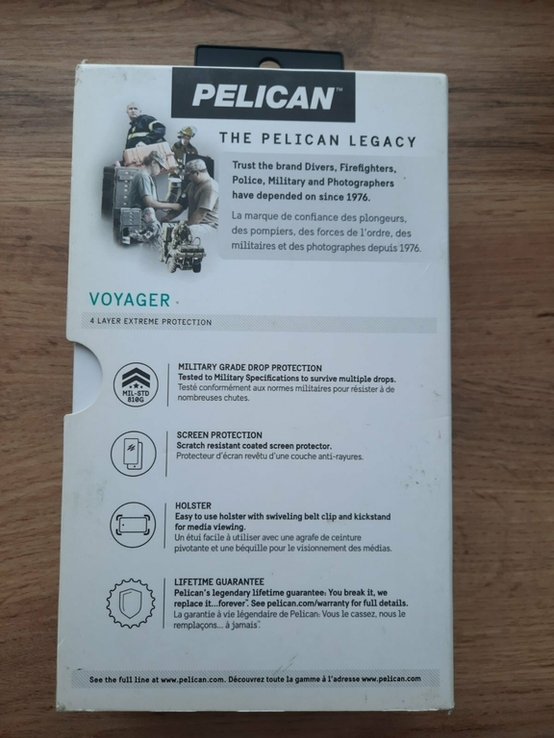 Противоударный чехол Pelican Voyager black для Samsung Galaxy S8, фото №3