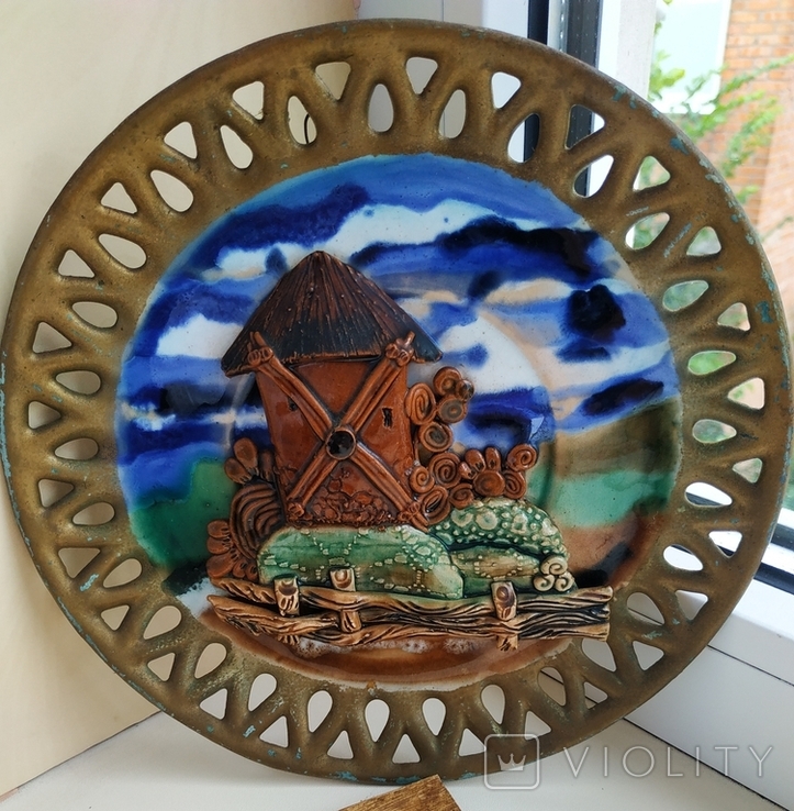 Plate - majolica panel, times of the USSR, photo number 4