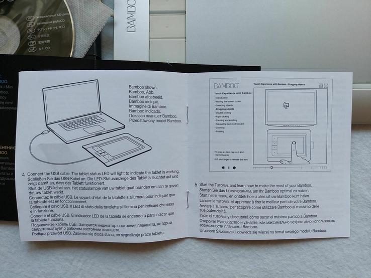 Графический планшет BAMBOO FUN, Wacom, model:CTH-461/S, фото №7