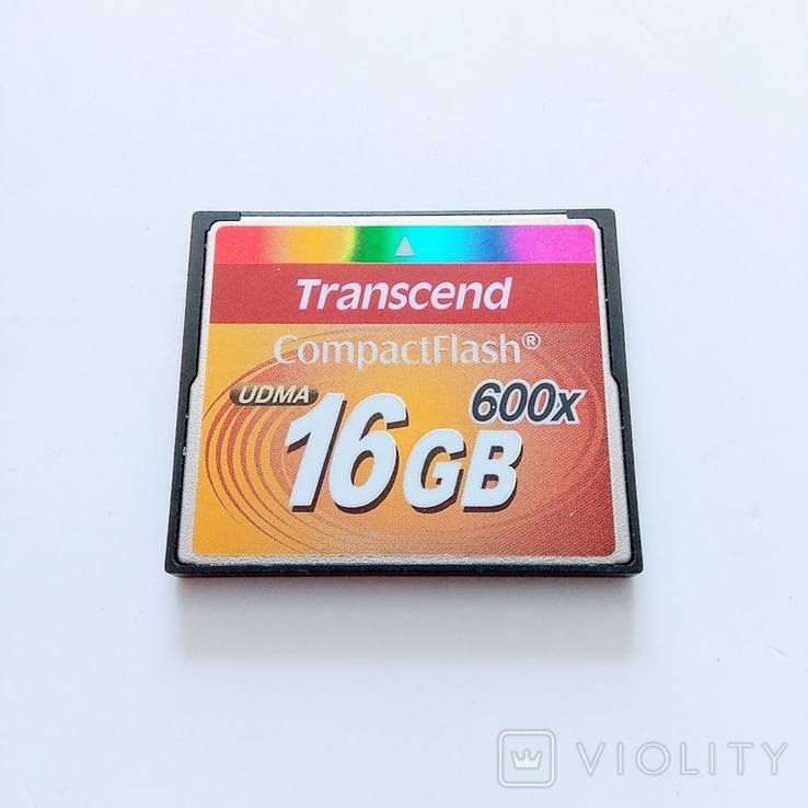 Карта памяти 16 GB 600x UDMA, Transcend Compact Flash, 1 шт, фото №2