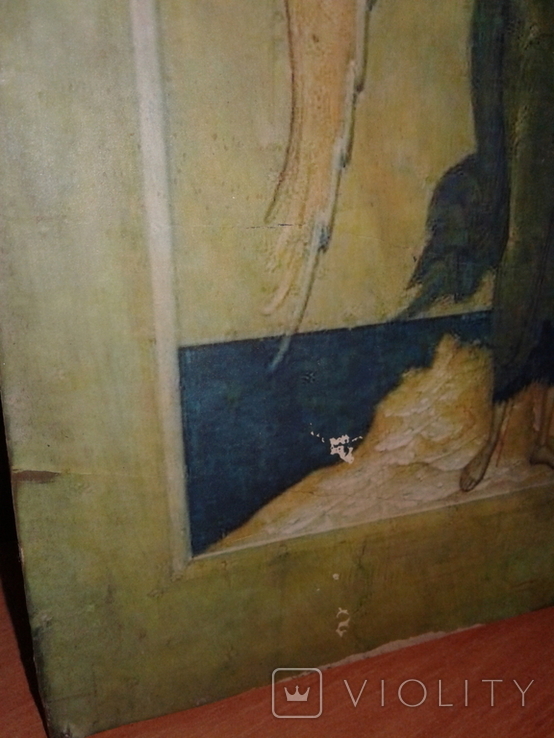 Икона Иоанн креститель копия (24,5*20,5*2см), фото №10