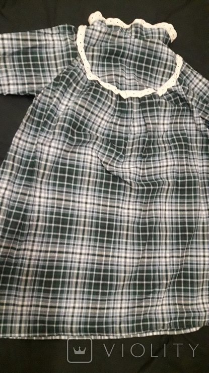 Платье для беременных с рюшами винтаж СССР индпошив 70-80-е, фото №8