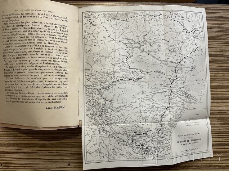 1933 М. Реріх. По схилах Центральної Азії. Перше французьке видання. Прижиттєве, фото №10