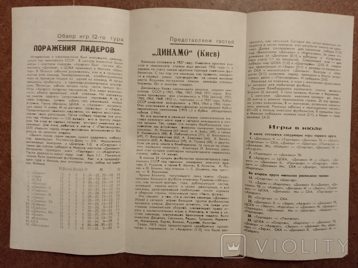 1973 Динамо (Мінськ) Динамо (Київ), фото №3