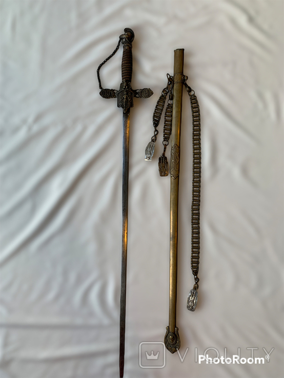 Старинный меч тамплиеров оригинал, фото №7