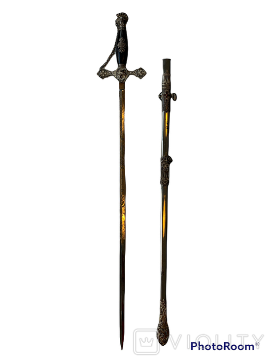 Рыцарский меч масонского Ордена Тамплиеров, фото №2