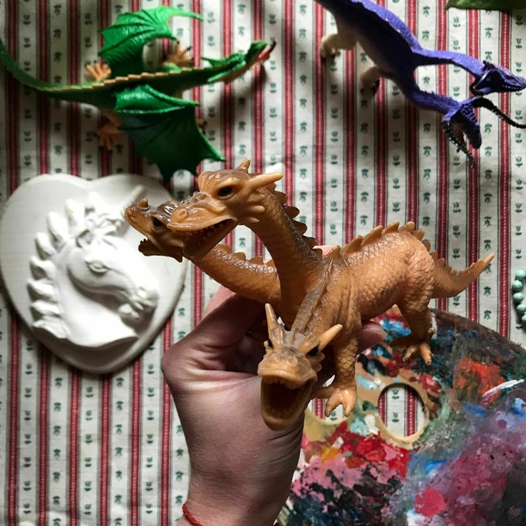 Фигурка фигурки животных динозавр дракон (цена за одного), фото №4