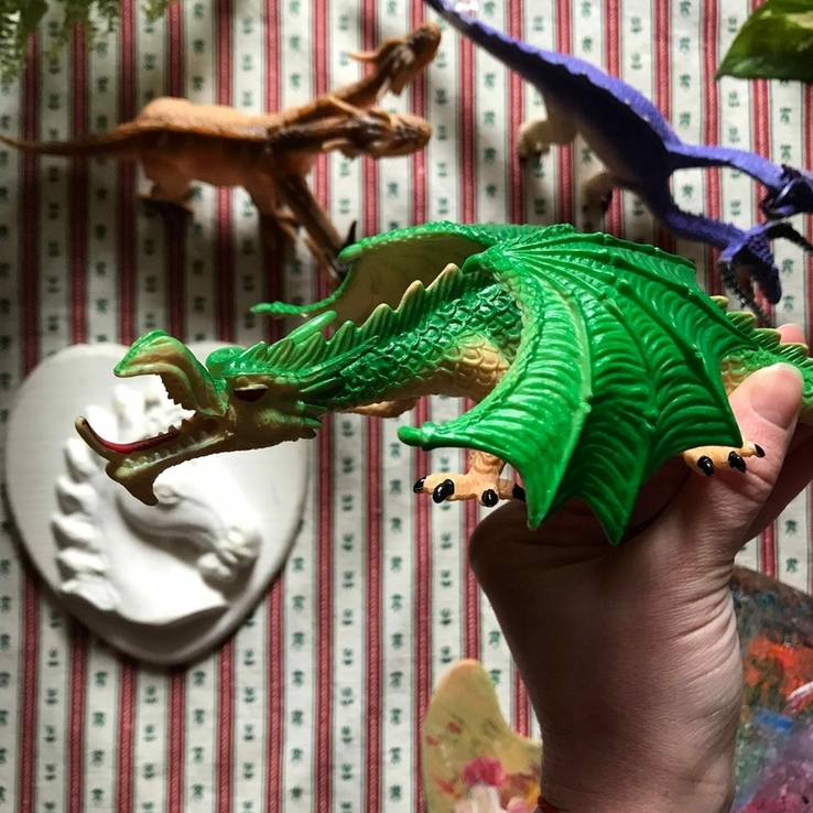 Фигурка фигурки животных динозавр дракон (цена за одного), фото №5