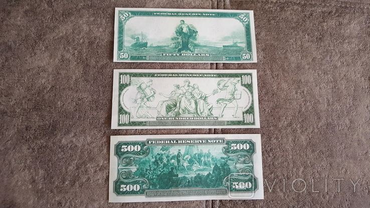 Якісні копії банкнот США Федеральної резервної системи 1914-1918 років, фото №7