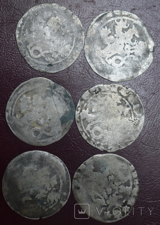 Монеты 6 штук Пражский грош