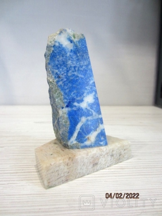 Натуральний камінь лазурит, фото №5